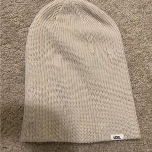 Womens VANS beanie cream color/beige